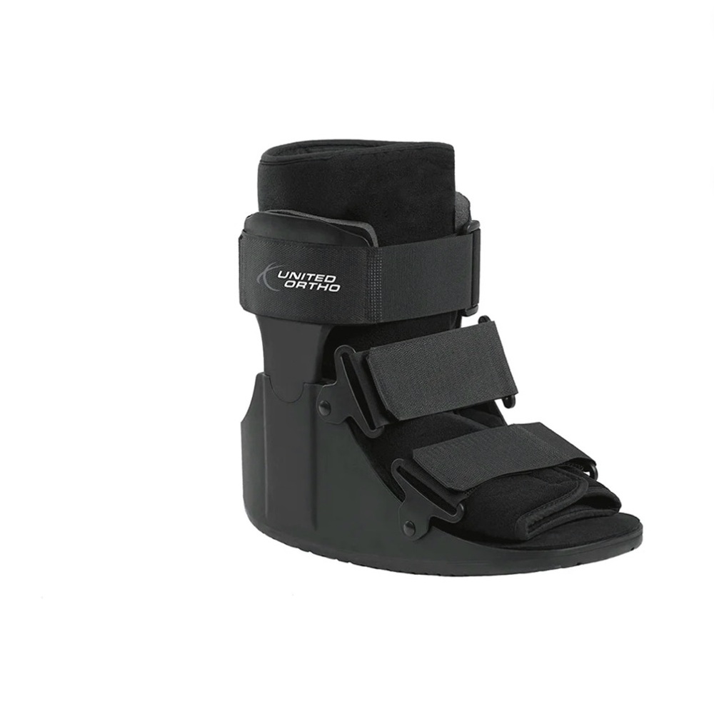 Black Walking Boot